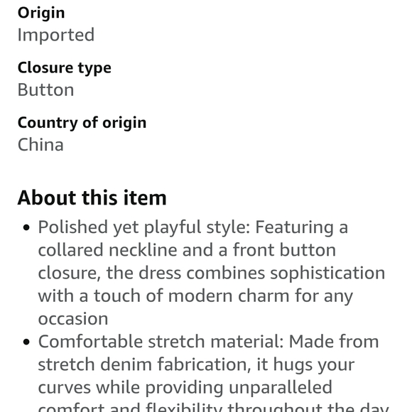 City Chic Blue Denim Dress - Picture 7 of 8